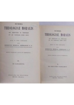 Summa Theologiae Moralis, Tom II - III