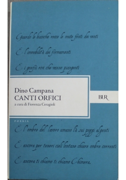 Canti Orfici