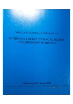 Ochrona i rekultywacja jezior i zbiorników wodnych