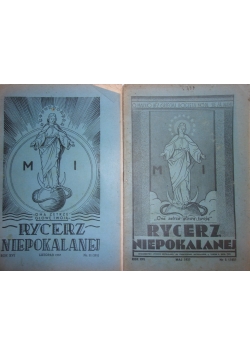 Rycerz Niepokalanej, nr 5,11, 1937r.