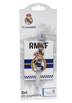 Długopis + notes Real Madrid