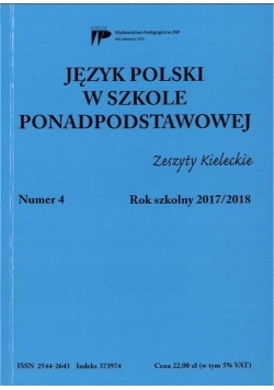 Język polski w szkole ponadpodst. nr 4 2017/2018