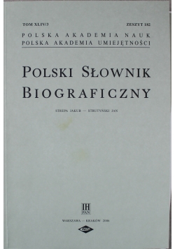 Polski słownik biograficzny zeszyt nr 192