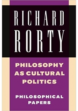 Philosophy as Cultural Politics