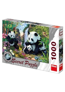 Puzzle 1000 Sekretna kolekcja Pandy DINO