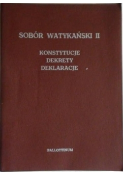 Sobór Watykański II konstytucje dekrety deklaracje