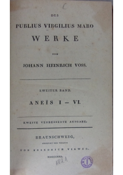 Des Publius Virgilius Maro Werke, 1821 r.