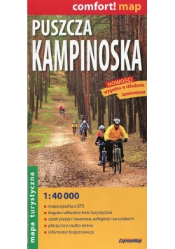 Puszcza Kampinoska comfort! map mapa turystyczna 1:40 000, nowa
