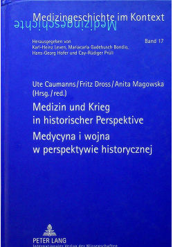 Medizingeschichte im Kontext band 17