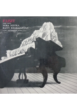 F. Liszt. Piano Duet Nora Novika Raffi Kharajanyan, Płyta winylowa