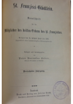 St. Franzisci - Glocklein.  Nr. 1-10