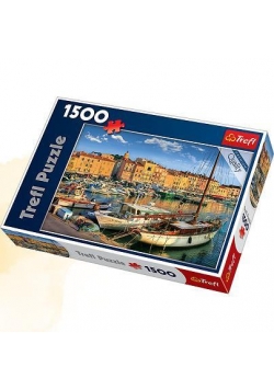 Puzzle 1500 Stary Port w Saint Tropez TREFL