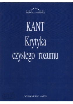 Krytyka czystego rozumu, nowa