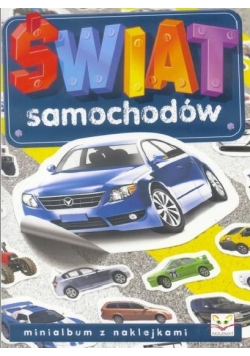Minialbum z naklejkami - Świat samochodów
