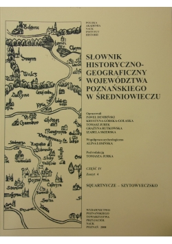 Słownik historyczno geograficzny województwa poznańskiego