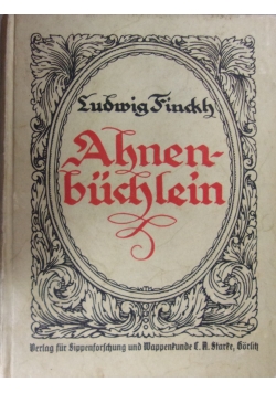 Ahnenbuchlein,  1933 r.