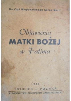 Objawienia Matki Bożej w Fatima, 1946 r.