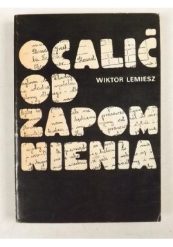 Ocalić od zapomnienia