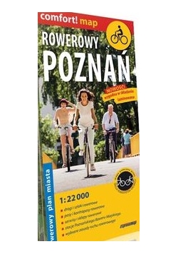 Rowerowy Poznań Rowerowy plan miasta 1:22 000