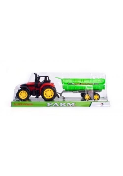 Traktor plastikowy z akcesoriami