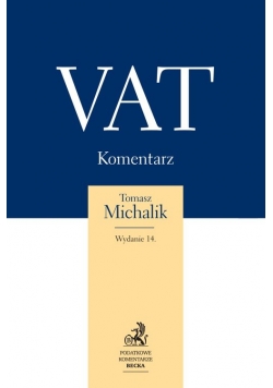 VAT Komentarz 2018