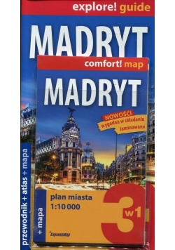 Madryt explore! Guide Przewodnik+atlas+mapa