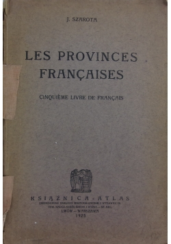 Les provinces francaises, 1925 r.