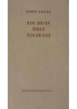 Ein Brief uber Toleranz