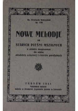 Nowe melodje, 1931r.