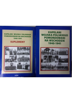 Kapelani wojska polskiego pomordowani na wschodzie 1940-1941, zestaw 2 książek