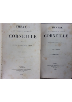 Theatre corneille, zestaw 2 książek