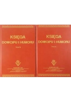 Księga Dowcipu i Humoru ,Tom I i II ,Reprint 1932 r.