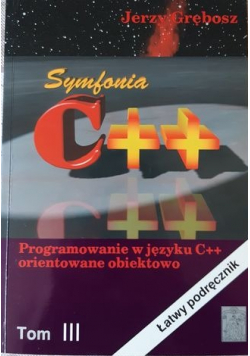 Symfonia C ++ tom III