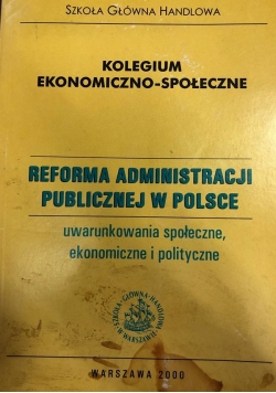 Reforma administracji publicznej w Polsce