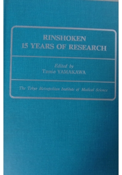 Rinshoken 15 years of research