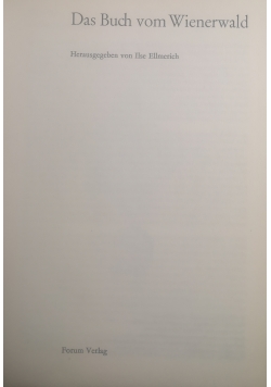 Das Buch vom Wienerwald
