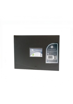 Teczka PP 30mm A4 czarna (5szt) PUKKA