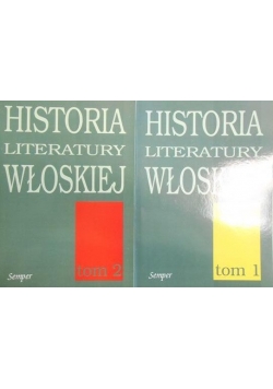 Historia literatury włoskiej, Tom I-II