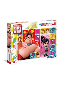 Puzzle Supercolor Maxi Ralph Breaks the Internet 104