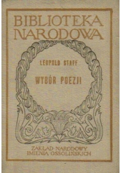 Staff Wybór poezji
