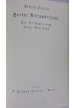 Berlin Vrelanderplak, 1929