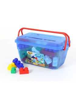 Klocki Junior 114 elementów kontener
