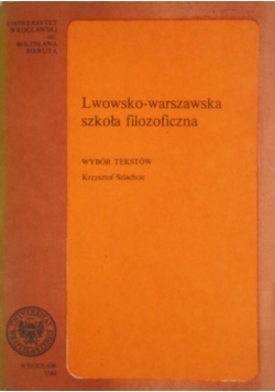 Lwowsko-warszawska szkoła filozoficzna