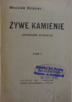 Żywe kamienie, 1922r.