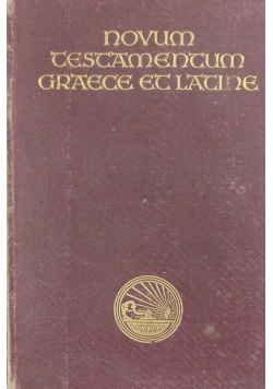 Novum Testamentum Graece rt Latine ,1928 r.