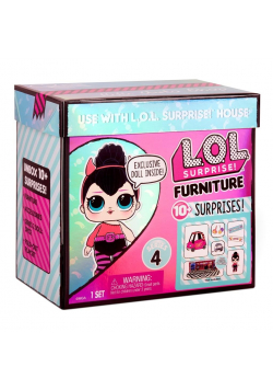 LOL Suprise Furniture with Doll B.B Auto Shop