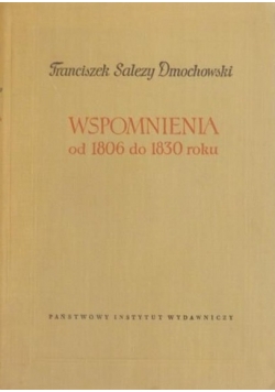 Wspomnienia od 1806-1830 roku