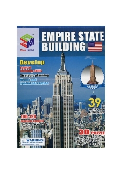 Puzzle 3D budowle Empire State Building