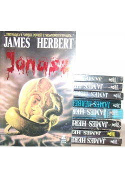 Zestaw dziewięciu książek Jamesa Herberta