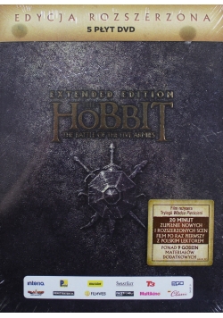 Hobbit Bitwa pięciu armii wydanie rozszerzone 5 płyt DVD Nowa